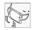 641013J100 - : Radiator Support for Hyundai Image