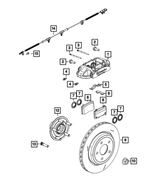 5175108AA - Brakes: Disc Brake Caliper Assembly, Right for Mopar Image