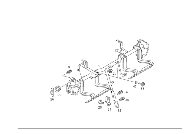 1636200486 - Front Panel: Carrier for Mercedes-Benz Image image