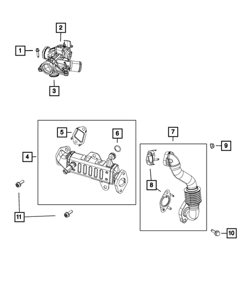 EGR System for 2022 Jeep Grand Cherokee #0