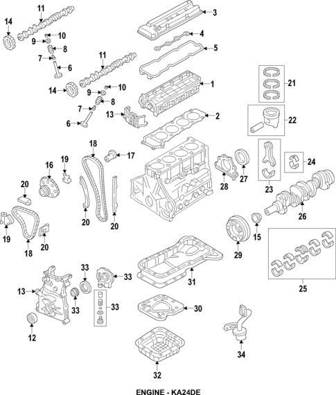Engine for 1999 Nissan Altima #0