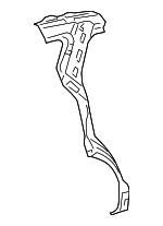 5F9Z7428408AA - Body: Lock Pillar for Ford: Freestyle, Taurus X Image