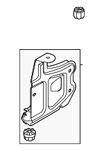 64506806375 - HVAC: Dehydrator Bracket for BMW Image