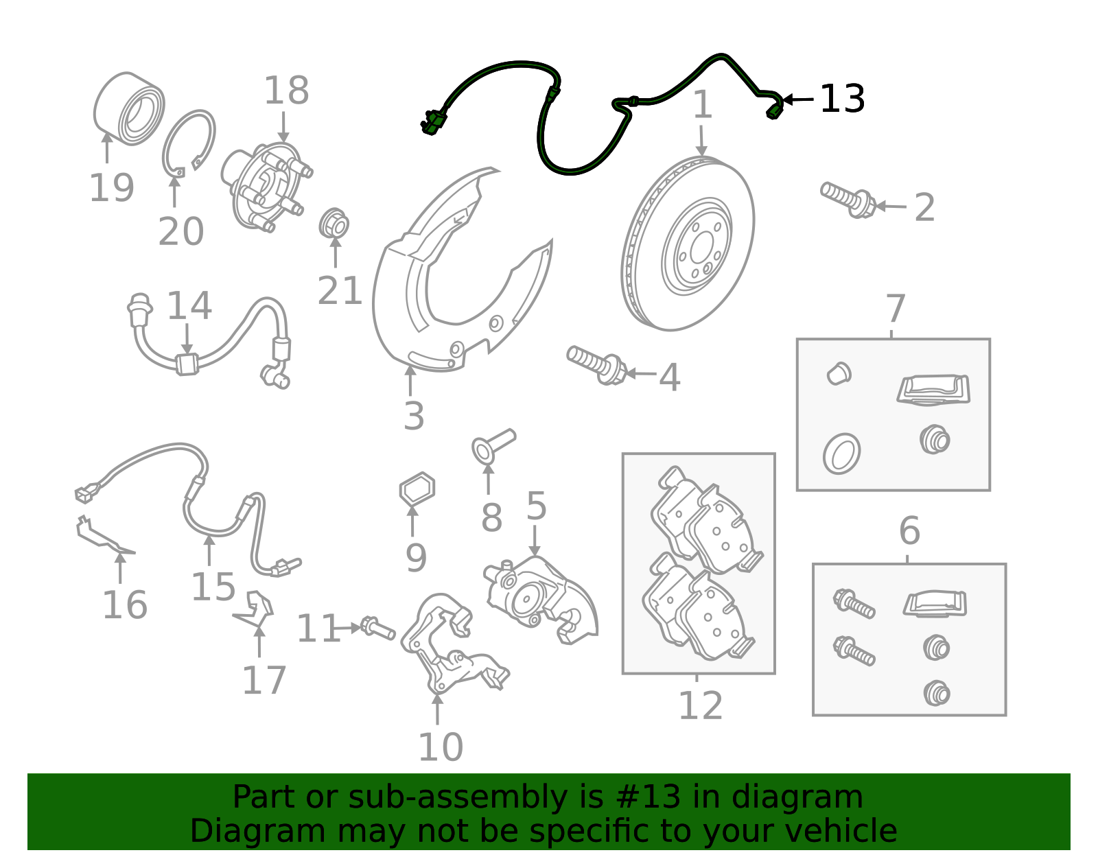 JUGUAR 自動車 2021-2024 Jaguar E-Pace Front Speed Sensor J9C21417 | OEM Parts Online