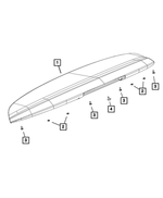 68361786AA - Exterior Ornamentation: Push Pin for Mopar Image