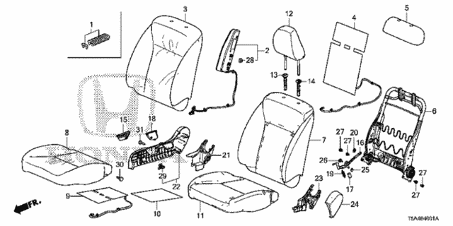 Front Seat (R.) (KA/KC) for 2015 Honda Fit #0