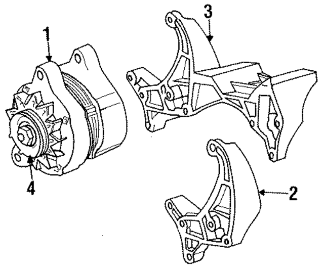 5104772AA - Electrical: Alternator for Mopar Image