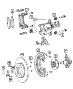 68719159AA - : Hex Head Bolt, Right for Mopar Image