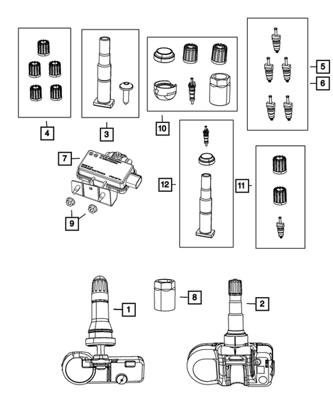 Tire Monitoring System for 2014 Dodge Charger #0