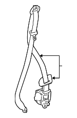 89026213 - Electrical: Retractor Assembly for GM Image
