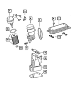 68000478AA - : Oil Filter Housing for Mopar Image