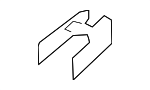 875093TA0A - Body: Track End Cover for Nissan Image