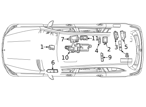 Antenna & Radio for 2022 Mercedes-Benz GLE 53 AMG&reg; SUV #1