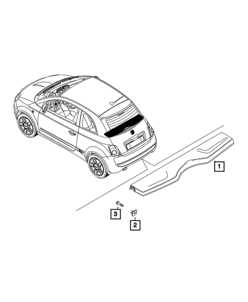 Panels - Moldings - Scuff Plates, Pillar, Cowl, 1/4 Panel Trim and Cargo Covers for 2024 Fiat 500E #4