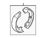 583501DA00 - Brakes: Park Brake Shoes for Kia Image