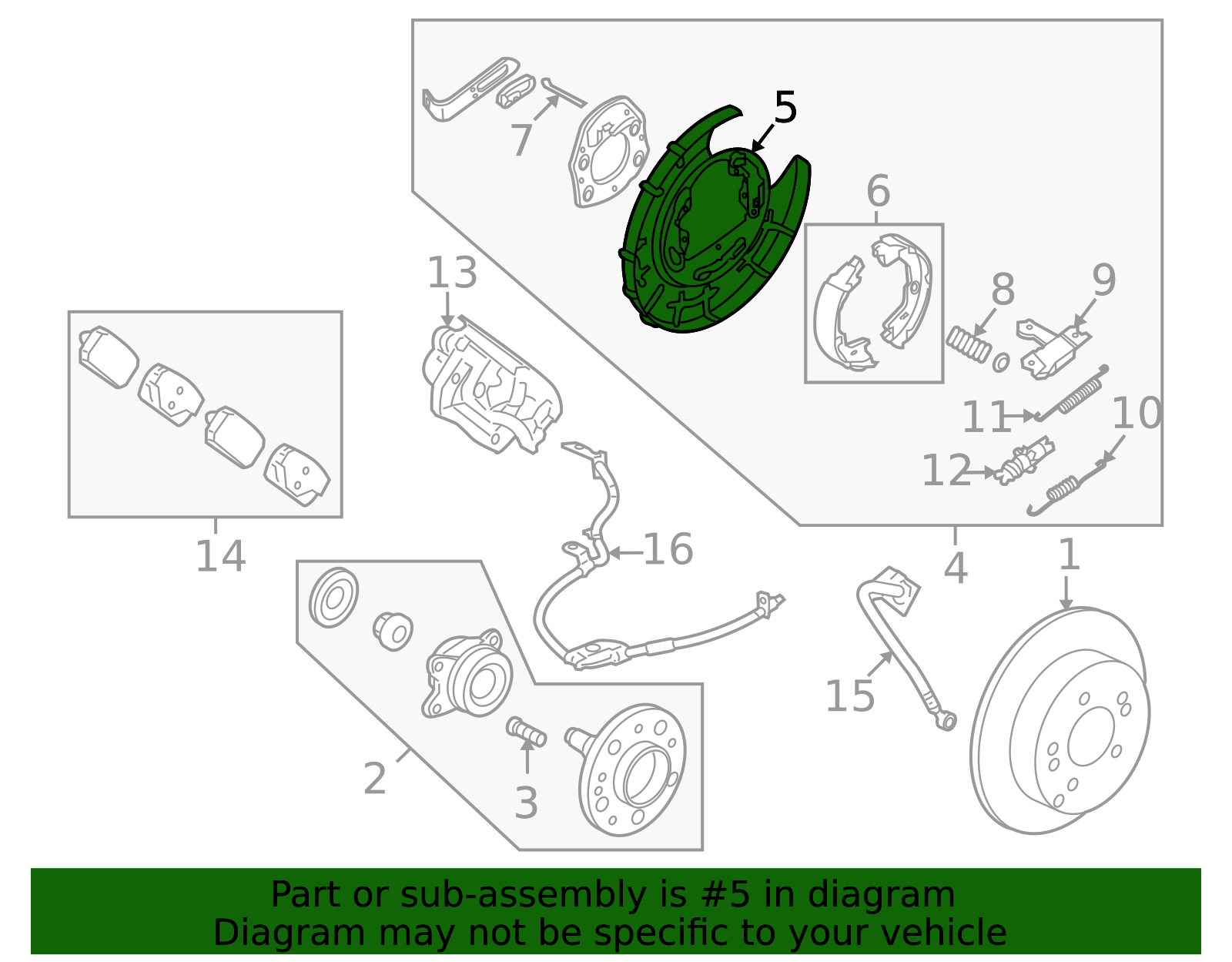 2007-2010 Kia Rondo Backing Plate 58251-1D000 | OEM Parts Online