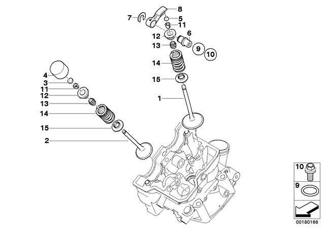 11347706967 - : Exhaust Valve             for BMW-Motorrad Image