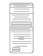 7430A480 - Body: Air Bag Label for Mitsubishi: Eclipse Cross, Lancer, Mirage, Mirage G4, Outlander, Outlander PHEV, Outlander Sport Image