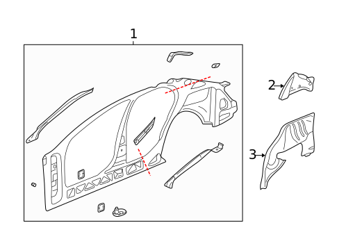 Inner Structure for 2005 Cadillac CTS #0