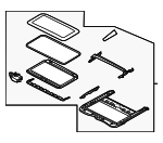 912053JA0B - : Sunroof Assembly for Nissan: Pathfinder Image