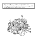 R3041230AC - Engine: Complete Engine, Remanufactured for Ram: 3500 Image