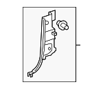 Lower Center Pillar Trim