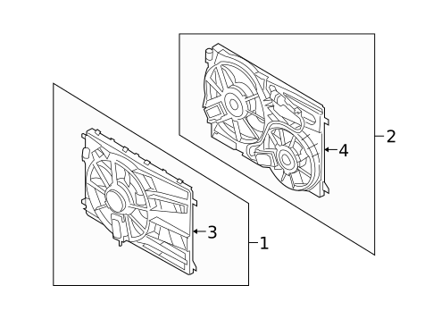 Cooling Fan for 2010 Volvo V70 #0