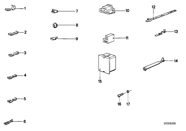 61138061785 - : Cable Socket Female - B=11/L=26.9 for BMW-Motorrad Image