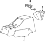 1224102 - Body: Ashtray for Volvo Image