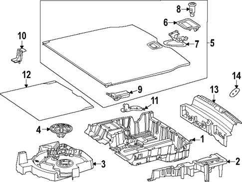 Interior Trim - Rear Body for 2025 Mercedes-Benz GLC43 AMG #1
