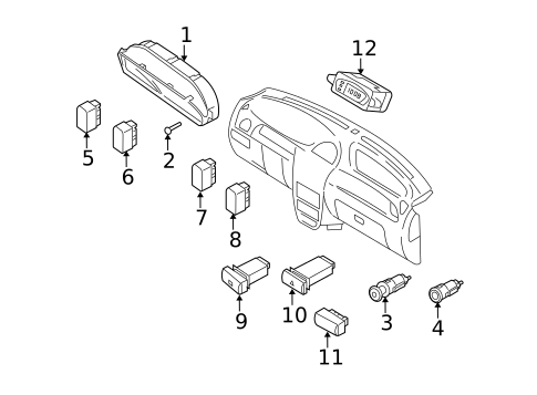Gauges for 2004 Kia Rio #0
