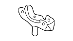 886880C190 - HVAC: Condenser Lower Bracket for Toyota: Tundra Image