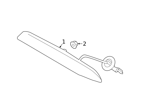 High Mounted Stop Lamp for 2021 Hyundai Tucson #0