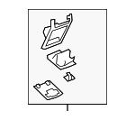 15948609 - Body: Rear Cup-holder for GMC: Acadia | Saturn: Outlook Image