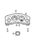 68055684AH - Electrical: Instrument Panel Cluster for Mopar Image