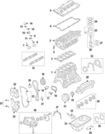 2304023991 - : Piston Ring Set for Hyundai: Elantra Image