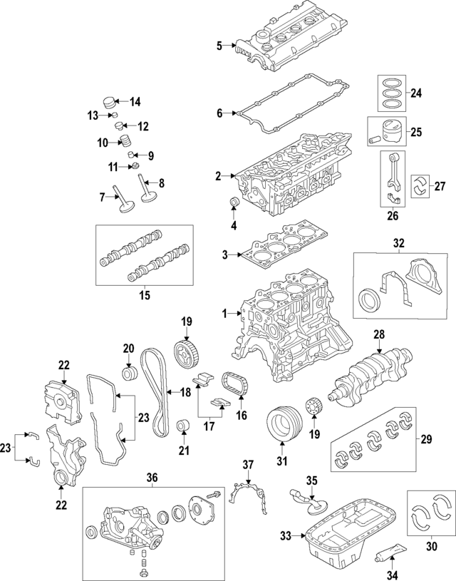 2341023981 - : Piston for Hyundai Image