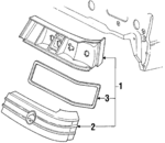 E5WY13404B - Electrical: Tail Lamp Assembly for Mercury: Cougar Image
