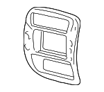 F67Z78044D70AAC - Body: Center Bezel for Ford: Explorer | Mercury: Mountaineer Image