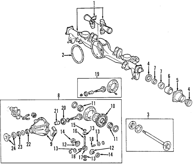 9036633006 - : Differential Pinion Bearing for Toyota Image