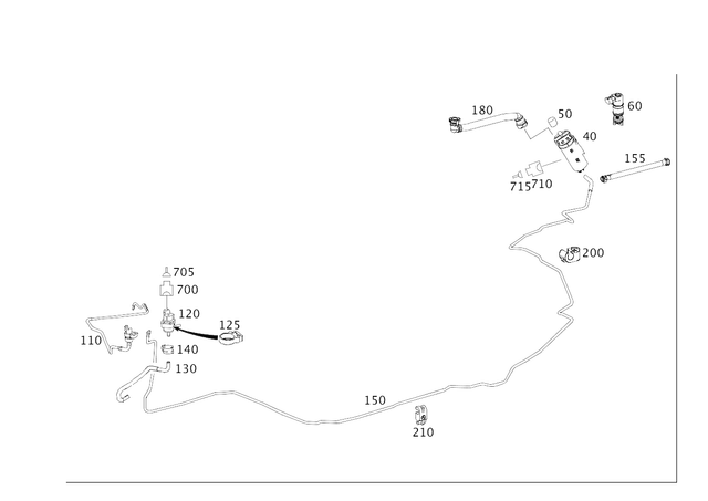 1644702593 - Fuel System: Valve for Mercedes-Benz: GL320, ML500, ML550 Image image