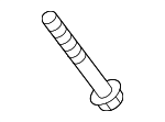 99907283601 - Steering: Gear Assembly Mount Bolt for Porsche: 718 Boxster, 718 Cayman, 911, Boxster, Cayman Image