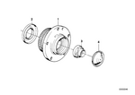 31222229501 - : Wheel Hub With Bearing, Front for BMW Image
