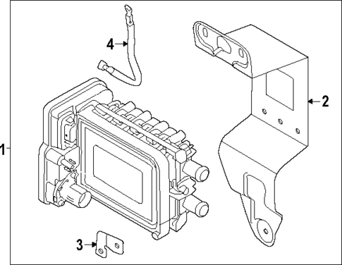 Condenser, Compressor & Lines for 2022 Volvo XC40 Recharge #5