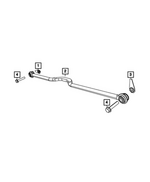 68488218AA - Rear Suspension: Rear Track Bar for Mopar Image