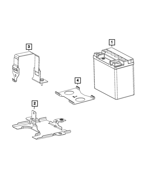 Battery, Battery Tray and Cables for 2026 Dodge Charger Daytona #6