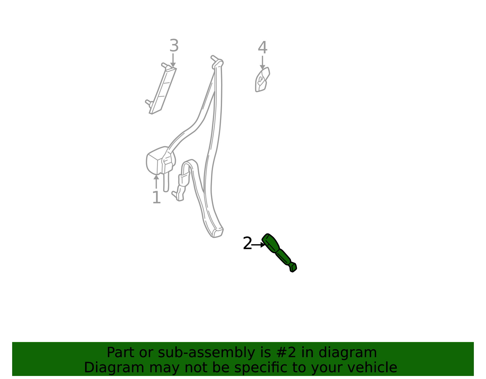 Seat Belt Receptacle 86843-ZB200 | Huttig Nissan