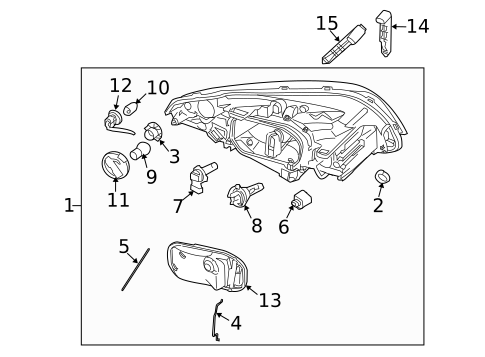 Bulbs - Chassis for 2013 Volvo XC60 #1