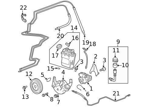 Pump & Hoses for 2007 Porsche 911 #0