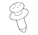 B09251833 - Electrical: Headlamp Assembly Rivet for Mazda Image